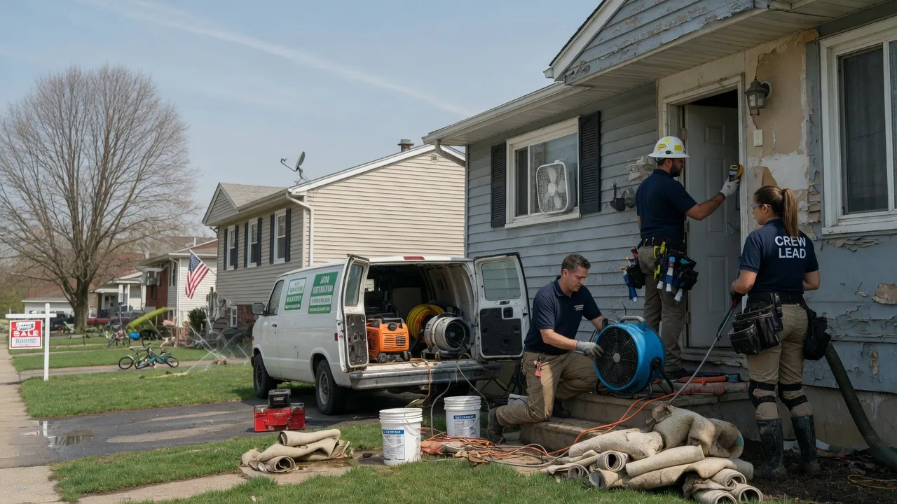 Flood Cleanup in Mount Pleasant, IA near me